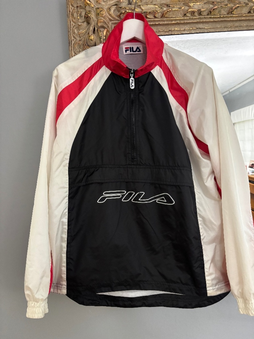 Vintage 1990s Fila Windbreaker/Anorac Jacket Shell, Size Medium